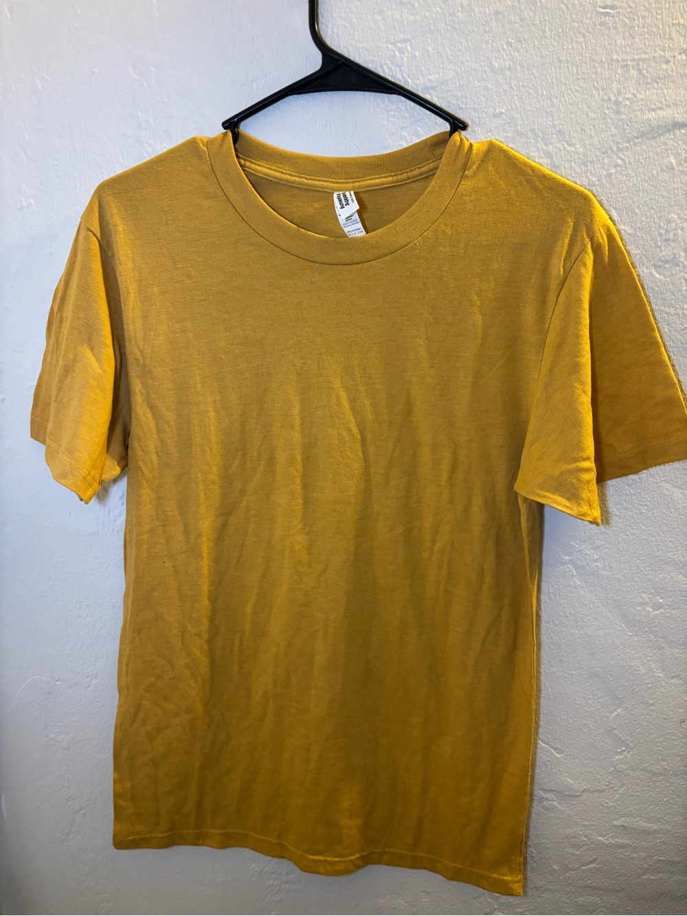 Mustard Crew Neck Men's T-Shirt